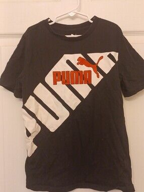 Puma Black Tee Boy's 10-12